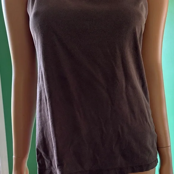 🌷🌷EUC Sonoma Women’s Brown Spaghetti Strap Camisole Top🌷🌷 - Picture 4 of 11